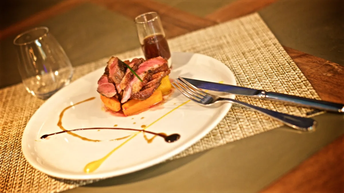 Tentacule de poulpe grillé
