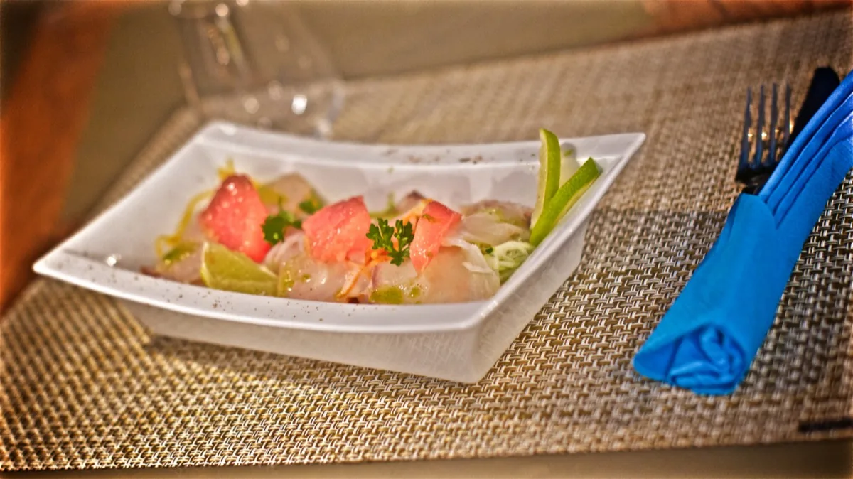 Tartare de poisson frais